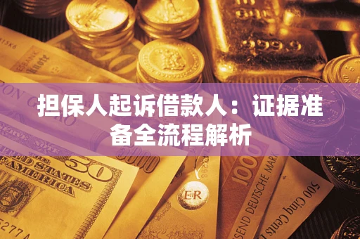 北京担保人起诉借款人：证据准备全流程解析