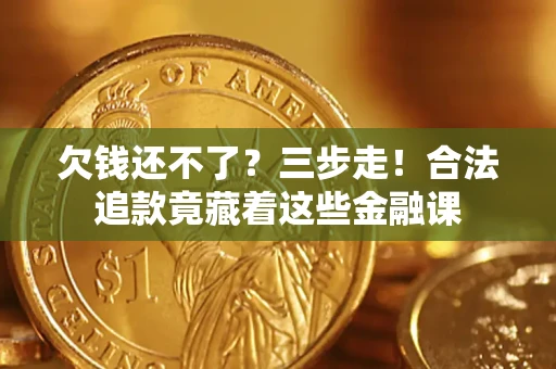 北京欠钱还不了？三步走！合法追款竟藏着这些金融课