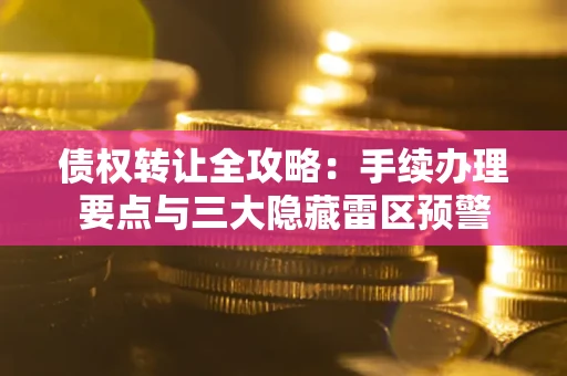北京债权转让全攻略：手续办理要点与三大隐藏雷区预警